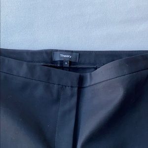 Theory black slim fit pants. Size 10 NWOT